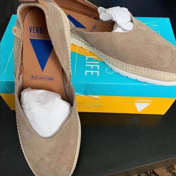 New in box size 39 Handmade in Spain Suede Leather shoe size 8.5/9 womens - Picture 5 of 8